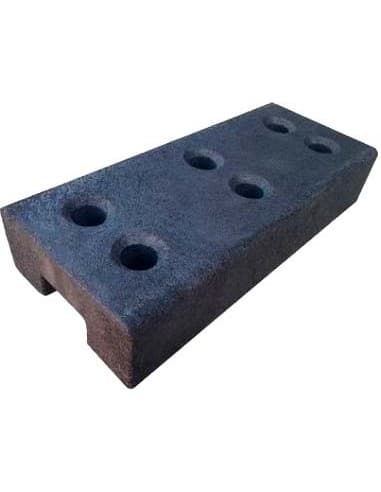 BASE DE CAUCHO VALLA MOVIL 42 MM 16 KGS