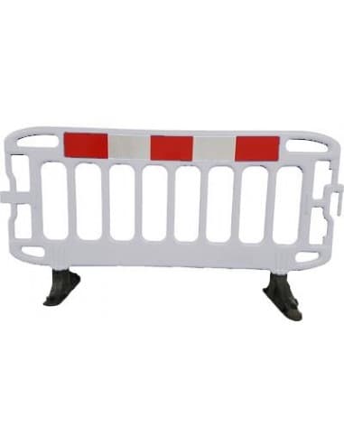 VALLA PEATONAL 2 X 1 NAVIGATOR BLANCO C/REFLEX RB