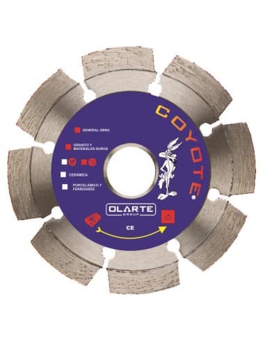 DISCO DIAMANTE 115 MM PASTILLA 12 mm. PROFESIONAL