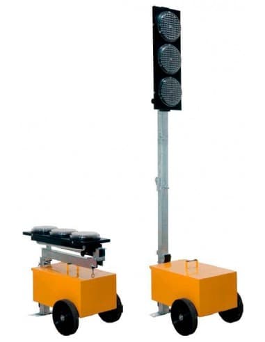 KIT PAREJA PORTATIL DE SEMAFOROS LED SINCRONIZADOS