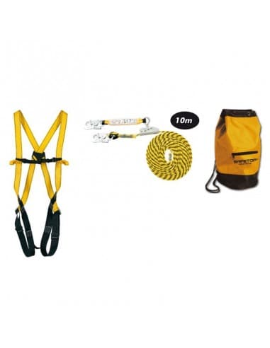 HELKA 71/10, kit con arnés 80071B+81231 (10 m)+80122