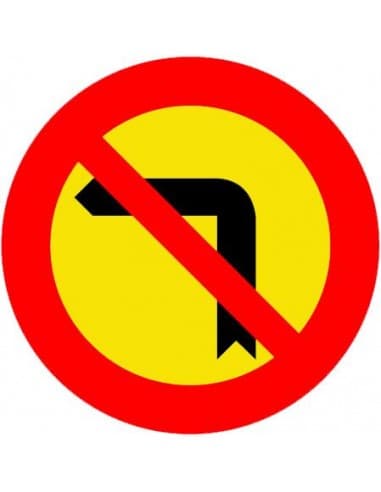 DISCO 500 PROHIBIDO GIRAR IZDA(económico)