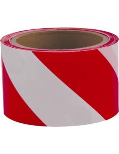 ROLLO 7cm 200 MTS CINTA BALIZAMIENTO ROJA/BLANCA