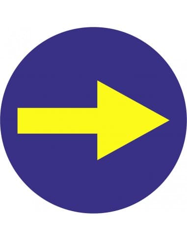 DIS.600 DIR.OBLIGATORIA POLIESTILENO RF N1 PARA CONO