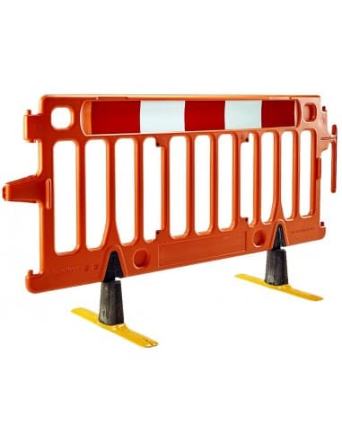 VALLA PLASTICO AVALON 2 X 1 CON BANDA REFLEX
