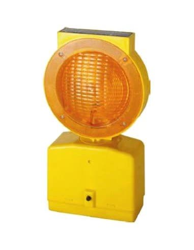 BOYA LUMINOSA LED AMARILLA SOLAR C/ SOPORTE DE SUJECCION