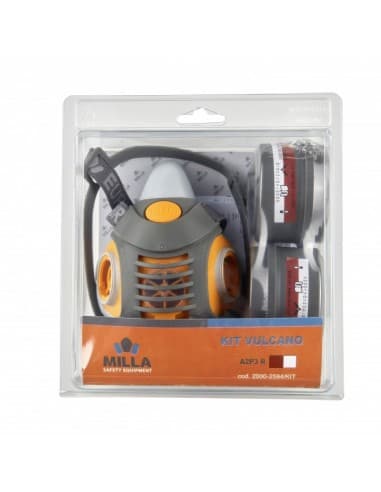 BLISTER Kit Máscara Vulcano + 2 filtros A2P3