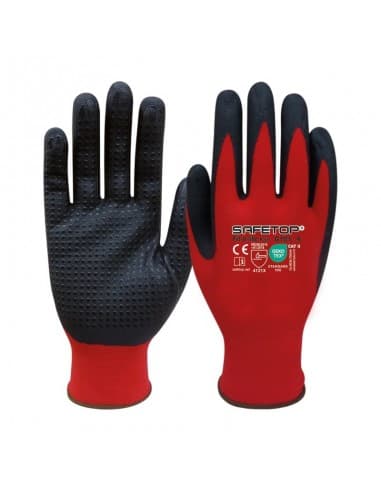 FIT-O-LITE DOTS, guante nitrilo puntos en la palma