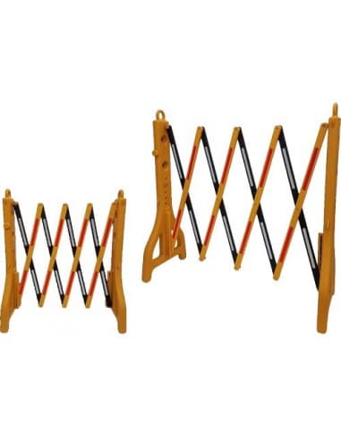 VALLA PLEGADA DE PLÁSTICO A/N EXTENSIBLE A 2,5 mts.