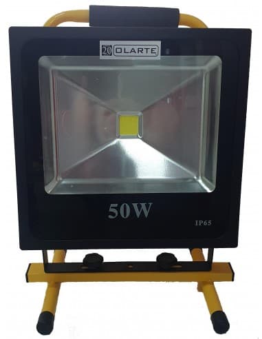 Foco Proyector LED IP65 Batería Recargable 50W 5000Lm 30.000H