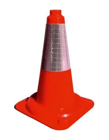 CONO 450 mm. NARANJA FLUOR PP OL90407