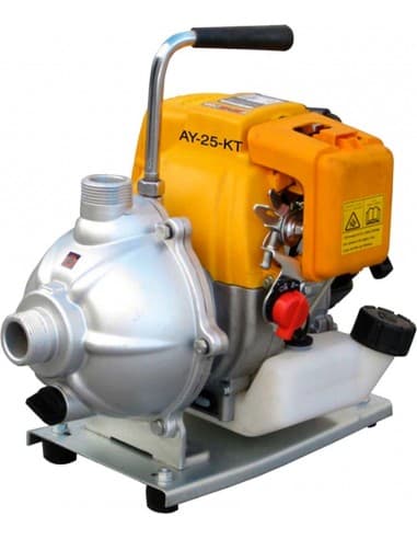 MOTOBOMBA AYERBE AY25-KT , 1.1 H.P., 8.000 LTS/H, ALT MAX 20 MTS, PESO 7 KGS