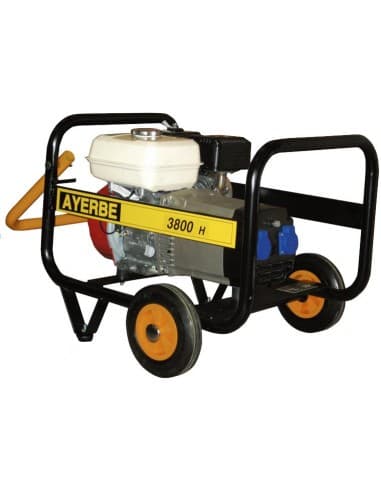 GENERADOR AYERBE MOD AY-3800 HMN DE 3.000 WATIOS MAX. MOTOR HONDA GX 160 DE 6.5 H.P. CON CUADRO DE DISTRIBUCION IP-55 SEGÚN NORM