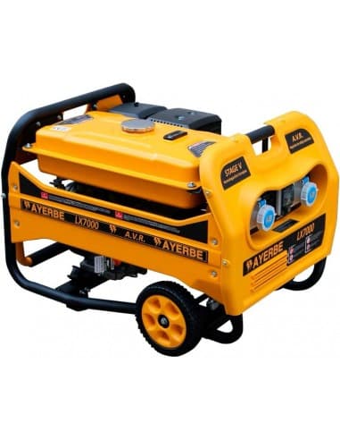 GENERADOR AYERBE MOD LX-7000 DE 7.000 WATIOS MAX. MOTOR KIOTSU KT-192 FE DE 15 CV. CON CUADRO DE OBRA HOMOLOGADO, IP-55 SEGÚN N