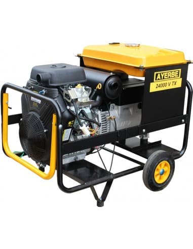 GRUPO ELECTROGENO AYERBE 24 KVAS MOTOR VANGUARD 35 H.P. INCLUIDO CUADRO DE OBRA Y BATERÍA.