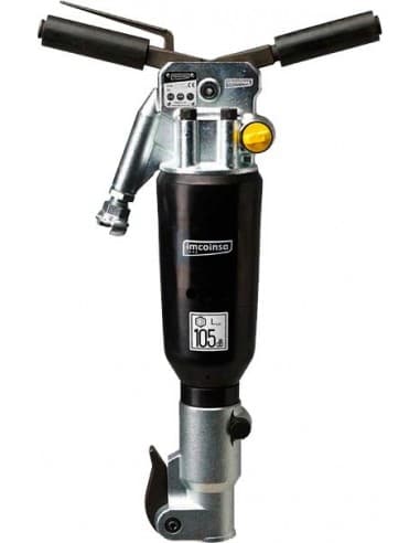 MARTILLO ROMPEDOR IMCOINSA IR-25 REF. 26025 DE 25 KGS, 28 X 152 CON MANGOS ANTIVIBRATORIOS Y ENGRASADOR.