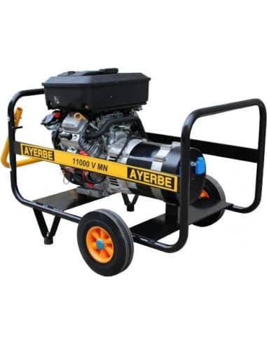 GRUPO ELECTROGENO AYERBE MOD. AY11000VMN DE 11 KVAS, MOTOR VANGUARD 16 H.P.CON CHASIS Y RUEDAS DE TRANSPORTE.