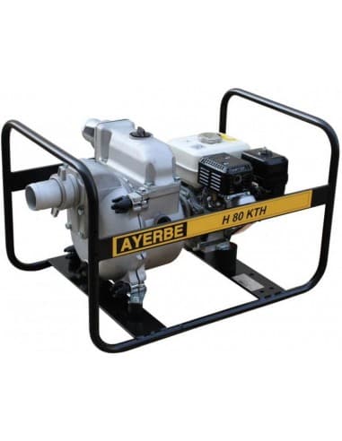 MOTOBOMBA AYERBE-HONDA MOD. AY80 KTH AGUAS SUCIAS, MOTOR HONDA GX-160 5.5 CV Nº DE SERIE: QX3 JH165F QCAWH-1271823, CHASIS 00688