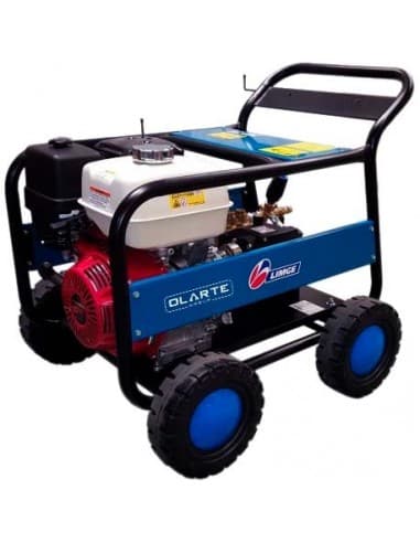 EQUIPO PRUEBAS HIDROSTATICAS CON MOTOR HONDA DE 9 CV Y BOMBA HAWK DE 40 LTS/MIN MONTADA EN CHASIS 4 RUEDAS SEMI NEUMATICAS